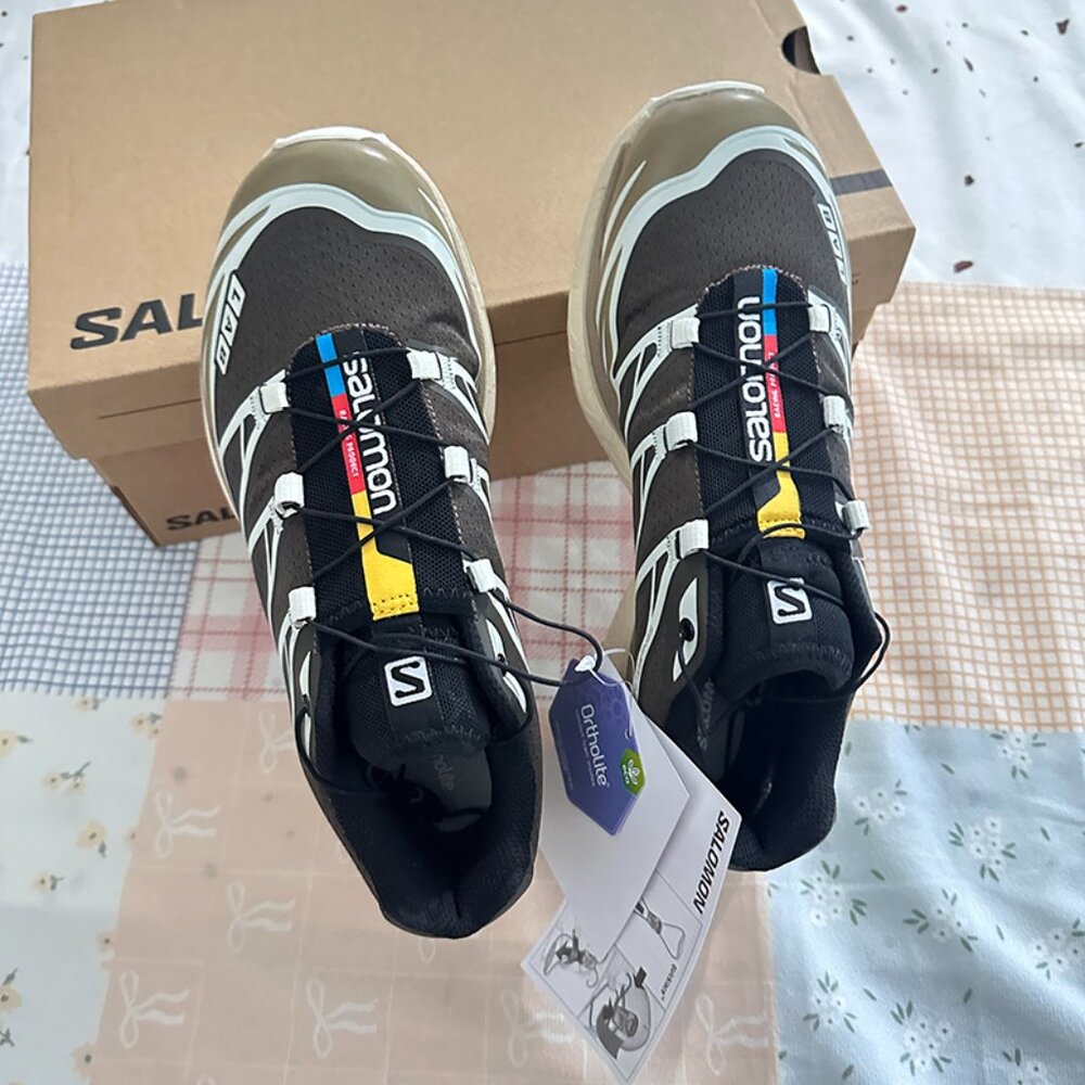 Salomon Xt-6 "Gtx" Sneakers In Dark Brown And Black